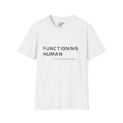 FUNCTIONING HUMAN Unisex Softstyle T-Shirt, Perfect Gift for Mental Health Awareness, Casual Wear, Everyday Comfort, Unique Graphic [...]