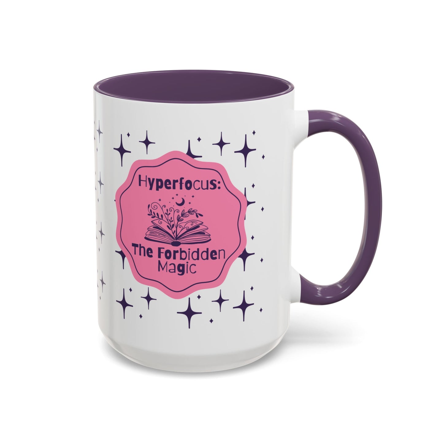 Hyperfocus Magic Coffee Mug — 'Hyperfocus: The Forbidden Magic' Accent Ceramic Mug - You're My Kind of Weird