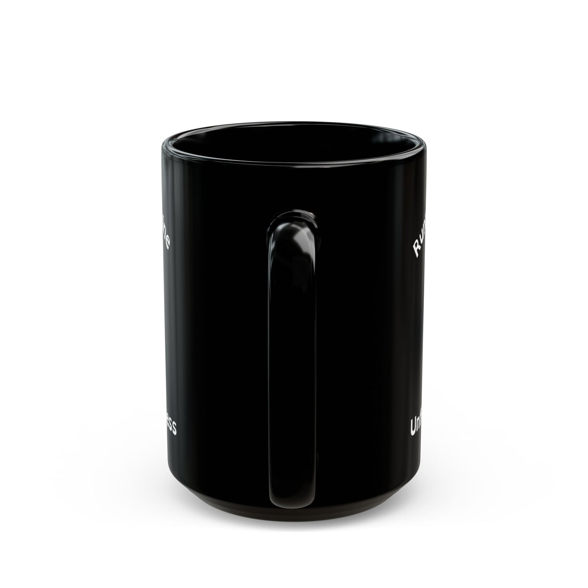 Running on Caffeine and Unfinished Business Ghost Mug | Black Coffee Cup - You're My Kind of Weird