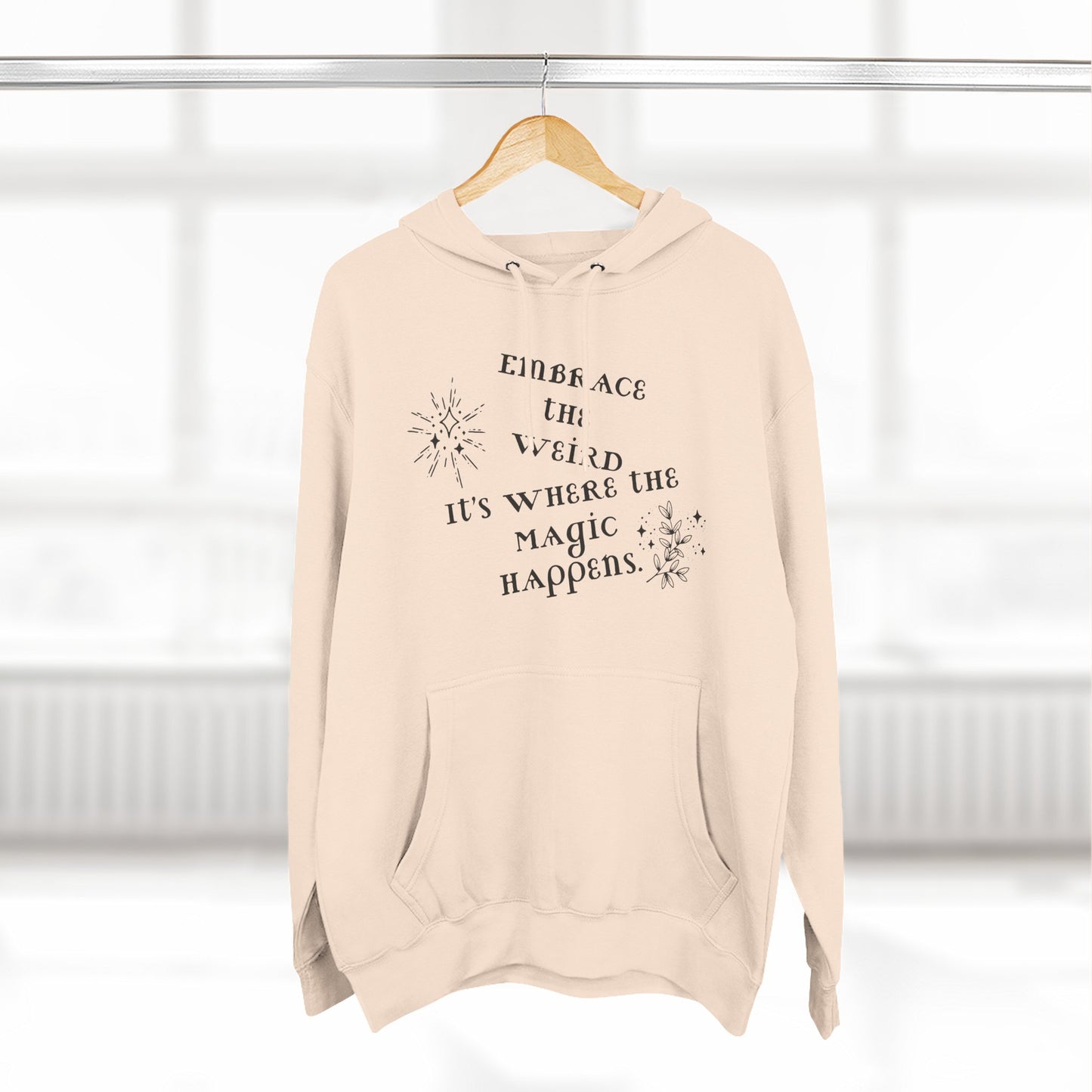 Embrace the Weird Fleece Hoodie | Comfortable Magic Happens Hoodie, Cozy Casual Wear, Unique Gift for Creatives, Inspirational [...]