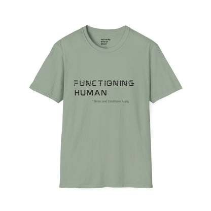 FUNCTIONING HUMAN Unisex Softstyle T-Shirt, Perfect Gift for Mental Health Awareness, Casual Wear, Everyday Comfort, Unique Graphic [...]