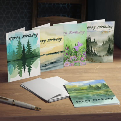 ADHD Funny Birthday Cards - 5 card set - Late On Purpose (Sort Of) - You're My Kind of Weird