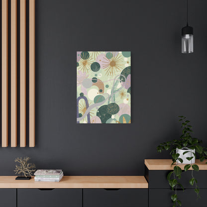 Dopamine Abstract Celestial Shapes Matte Canvas - You're My Kind of Weird