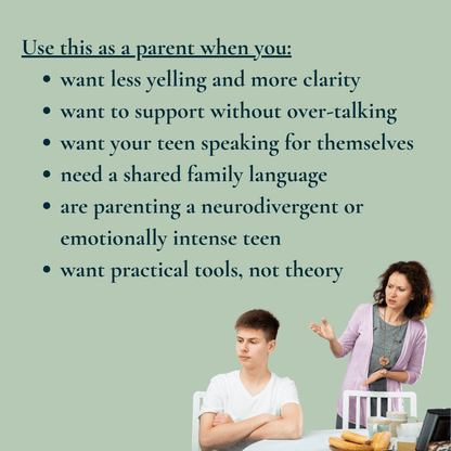 Parent - Teen Communication Scripts Workbook - You're My Kind of Weird