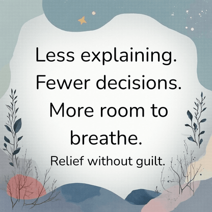 Caregiver Burnout Relief Toolkit — Emotional Load + Decision Fatigue - You're My Kind of Weird
