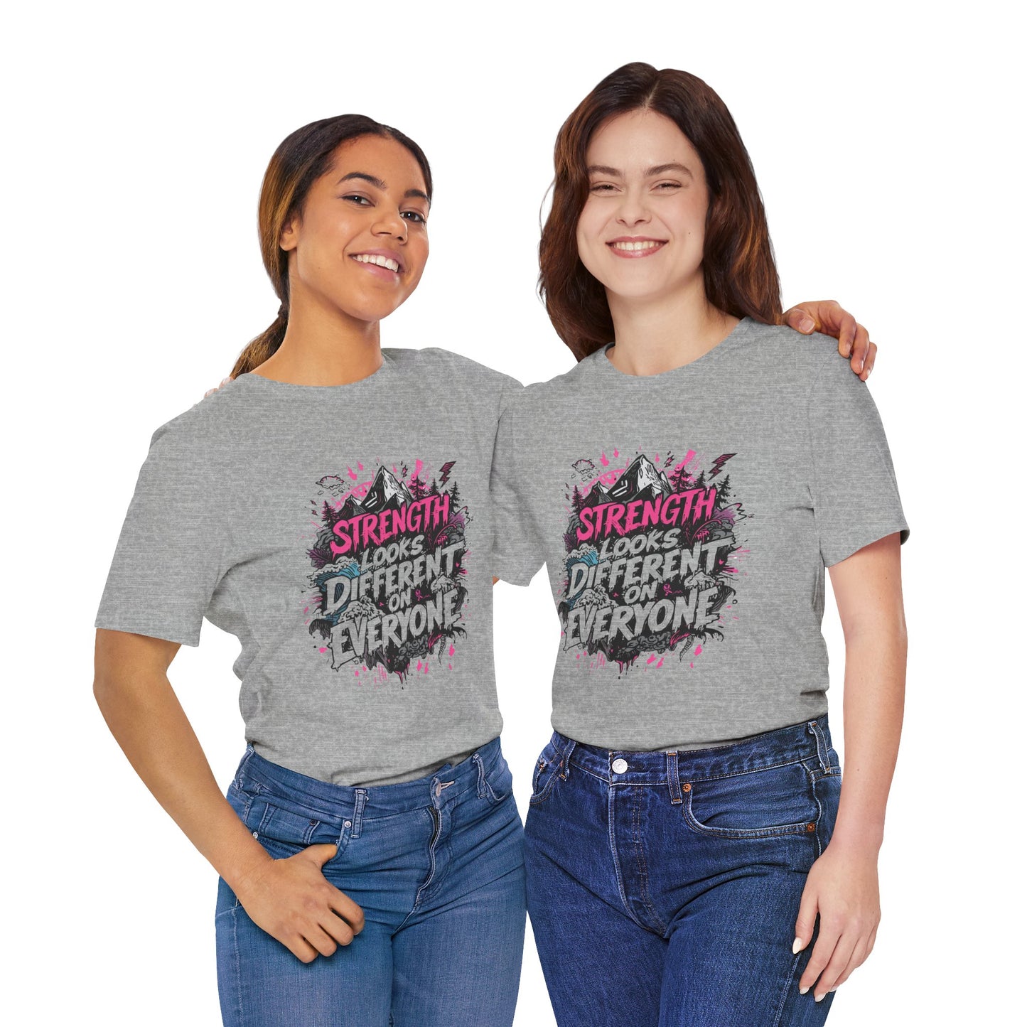 Strength Looks Different Grunge - Inspired Unisex Shirt - You're My Kind of Weird