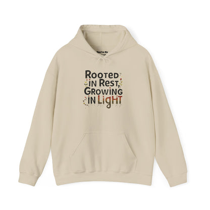 Rooted in Rest, Growing in Light Hoodie | Cozy Kwanzaa Sweatshirt - You're My Kind of Weird
