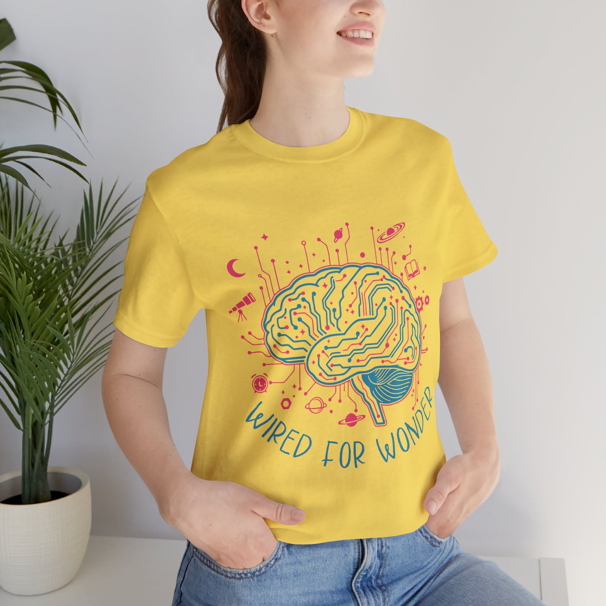 Wired for Wonder — Neurodivergent Curiosity Tee (Adult Unisex) - You're My Kind of Weird