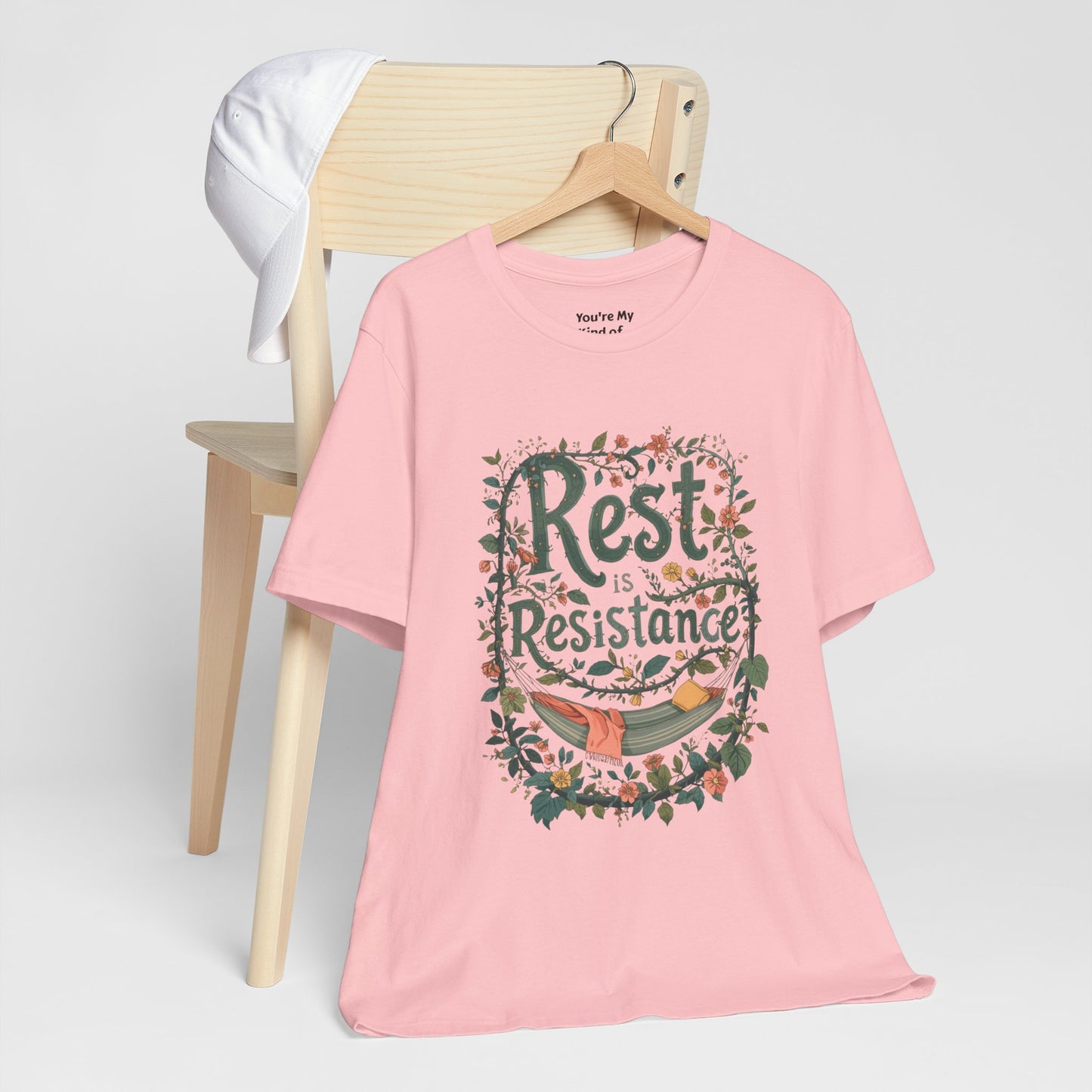 Rest is Resistance Tee, Motivational Shirt, Relaxation Apparel, Unisex Tee, Gift for Peace Lovers - You're My Kind of Weird