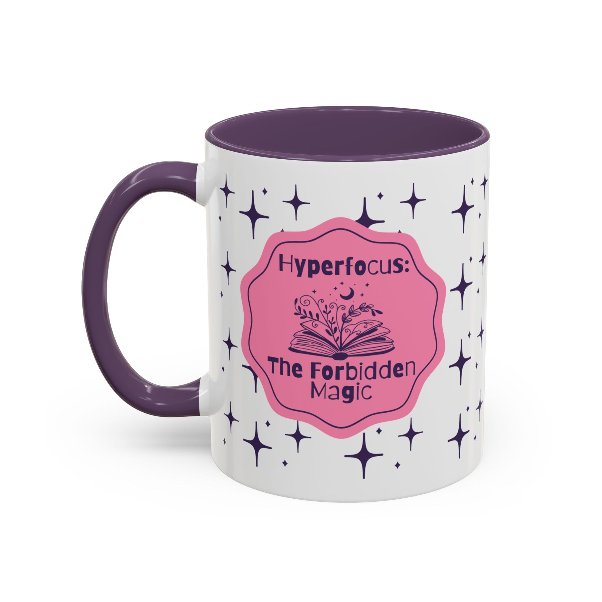 Hyperfocus Magic Coffee Mug — 'Hyperfocus: The Forbidden Magic' Accent Ceramic Mug - You're My Kind of Weird