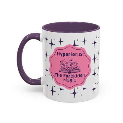 Hyperfocus Magic Coffee Mug — 'Hyperfocus: The Forbidden Magic' Accent Ceramic Mug - You're My Kind of Weird