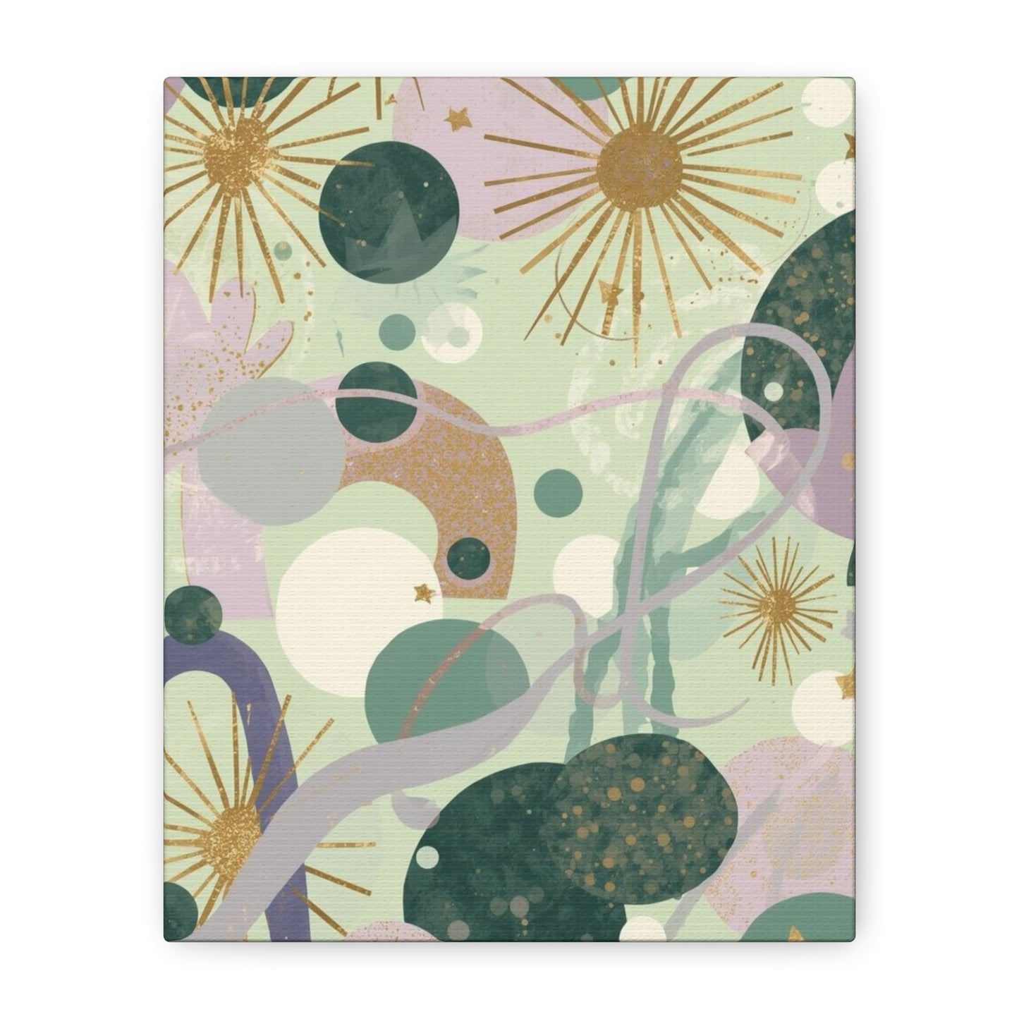 Dopamine Abstract Celestial Shapes Matte Canvas - You're My Kind of Weird