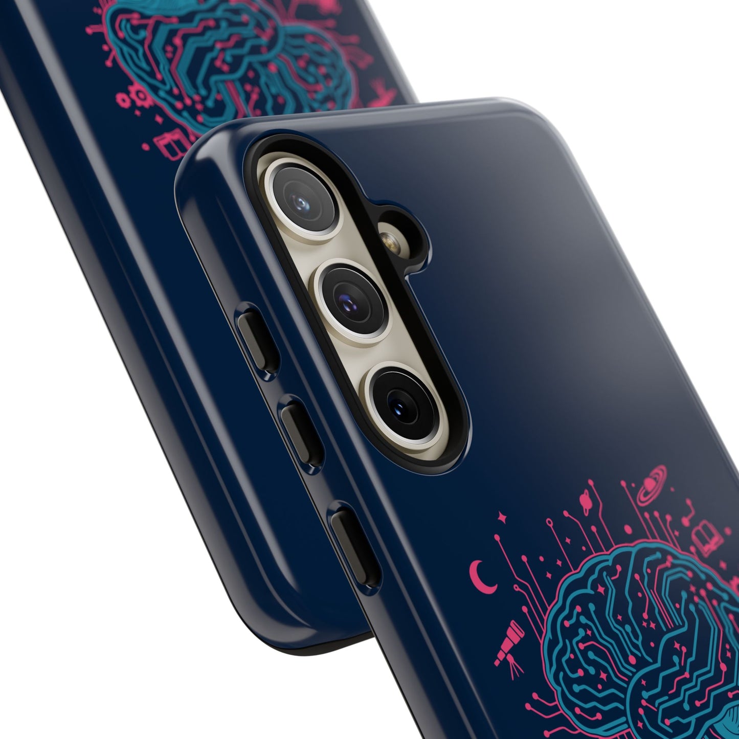 "Wired for Wonder" Brain Tech Design Samsung Galaxy Phone Case - You're My Kind of Weird