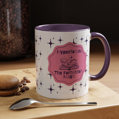 Hyperfocus Magic Coffee Mug — 'Hyperfocus: The Forbidden Magic' Accent Ceramic Mug - You're My Kind of Weird