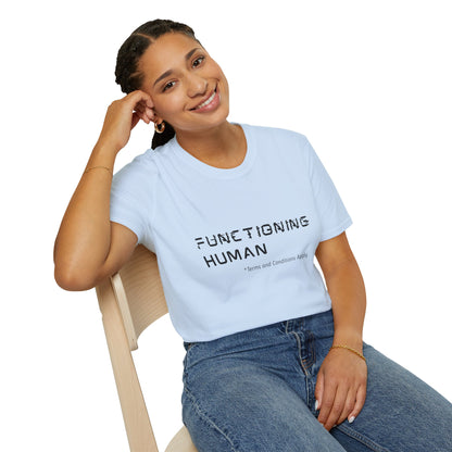 FUNCTIONING HUMAN Unisex Softstyle T-Shirt, Perfect Gift for Mental Health Awareness, Casual Wear, Everyday Comfort, Unique Graphic [...]