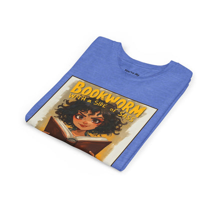 Kids Bookworm Sass Tee, Fun T-Shirt for Young Readers, Gift for Book Lovers, Back to School Apparel, Cute Kid's Graphic Tee