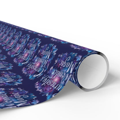 Neuroverse “Curiosity, Wonder & Magic” Wrapping Paper – Cosmic Gift Wrap for Dreamers | 30x36 or 30x72 | Glossy or Matte Finish - You're My Kind of Weird