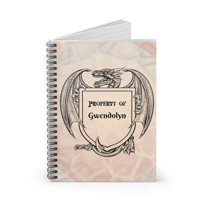 Dragon Fantasy Spiral Journal - You're My Kind of Weird