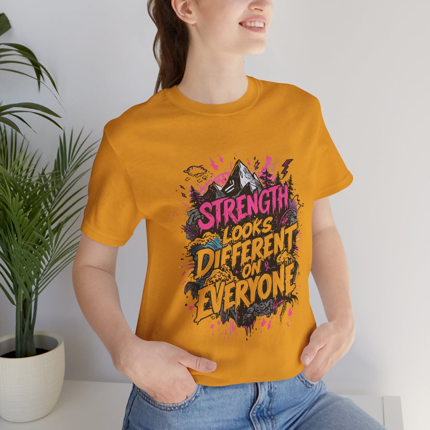 Strength Looks Different Grunge - Inspired Unisex Shirt - You're My Kind of Weird