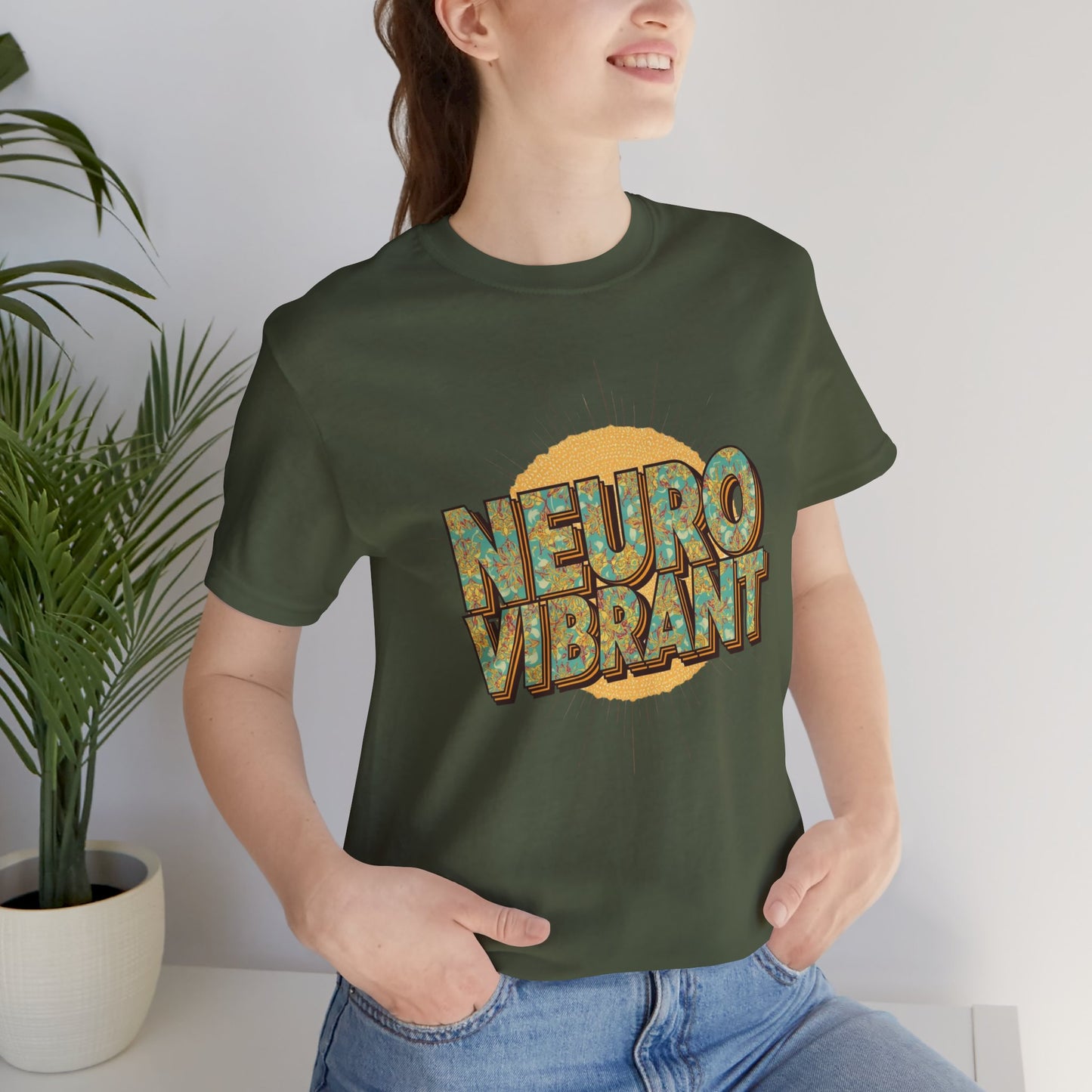 Neuro Vibrant Tee — Retro Graphic T-Shirt - You're My Kind of Weird