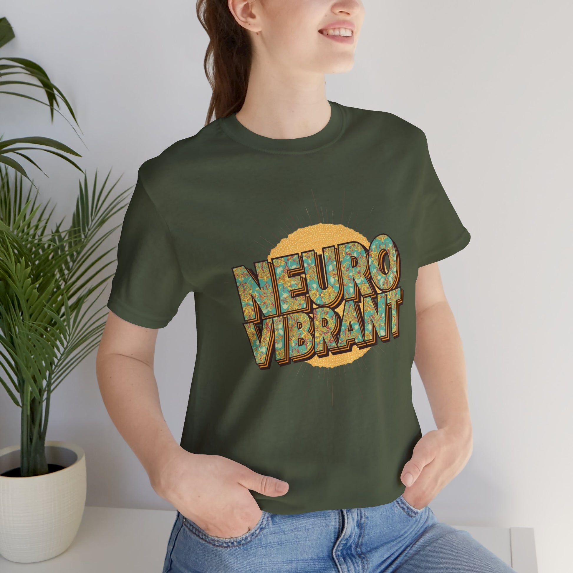 Neuro Vibrant Tee — Retro Graphic T-Shirt - You're My Kind of Weird