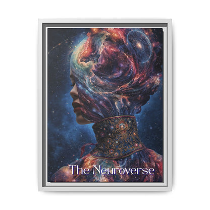 Neuroverse Framed Canvas – Cosmic Wall Art for Creative & Curious Minds | Vibrant Galaxy - Inspired Home Decor - You're My Kind of Weird