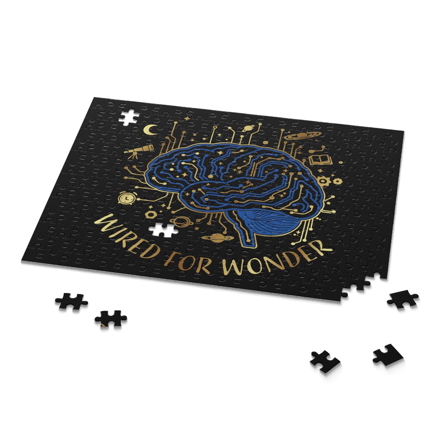 Puzzle — "Wired for Wonder" Brain Circuitry Jigsaw (252/500 pcs) - You're My Kind of Weird