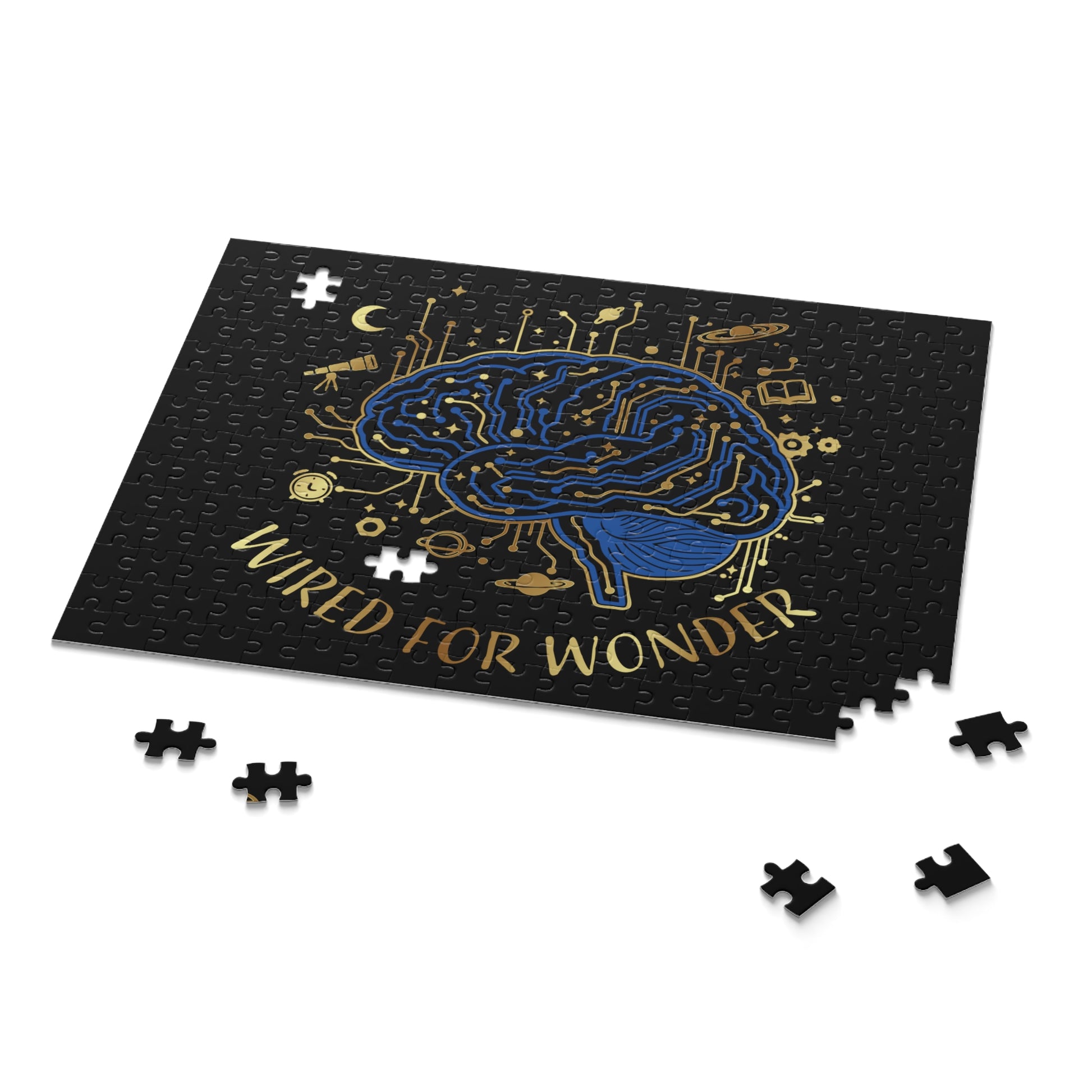 Puzzle — "Wired for Wonder" Brain Circuitry Jigsaw (252/500 pcs) - You're My Kind of Weird