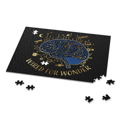 Puzzle — "Wired for Wonder" Brain Circuitry Jigsaw (252/500 pcs) - You're My Kind of Weird