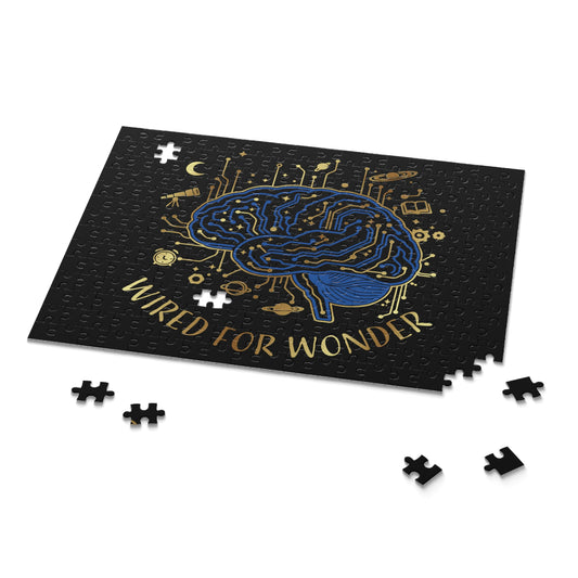Puzzle — "Wired for Wonder" Brain Circuitry Jigsaw (252/500 pcs) - You're My Kind of Weird