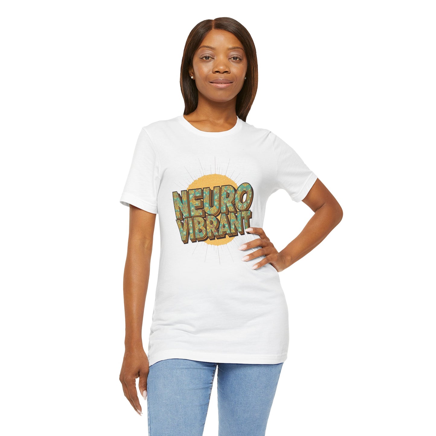 Neuro Vibrant Tee — Retro Graphic T-Shirt - You're My Kind of Weird
