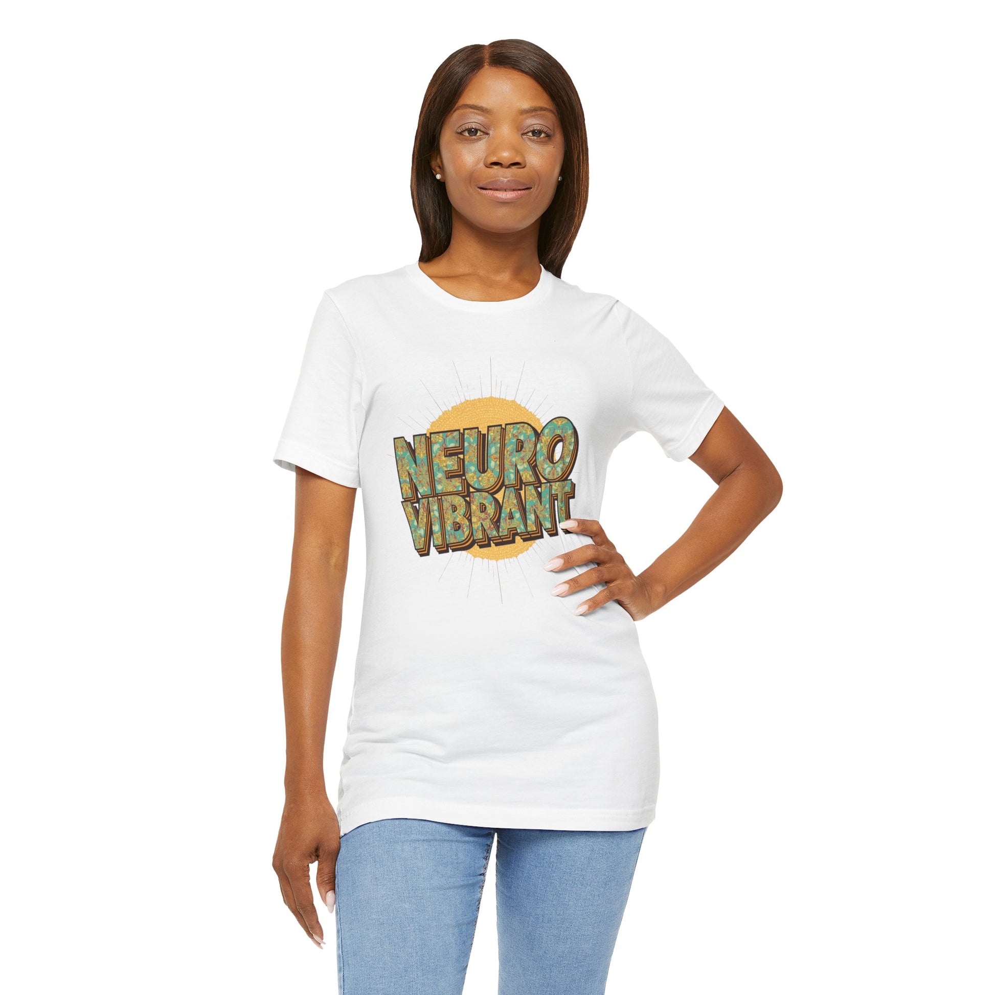 Neuro Vibrant Tee — Retro Graphic T-Shirt - You're My Kind of Weird