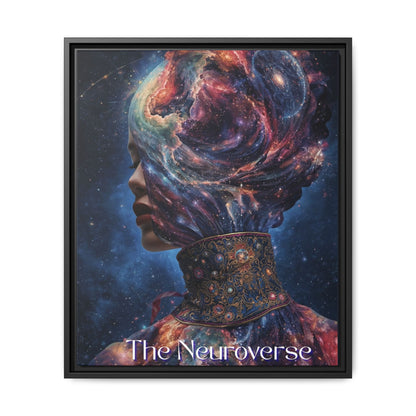 Neuroverse Framed Canvas – Cosmic Wall Art for Creative & Curious Minds | Vibrant Galaxy - Inspired Home Decor - You're My Kind of Weird