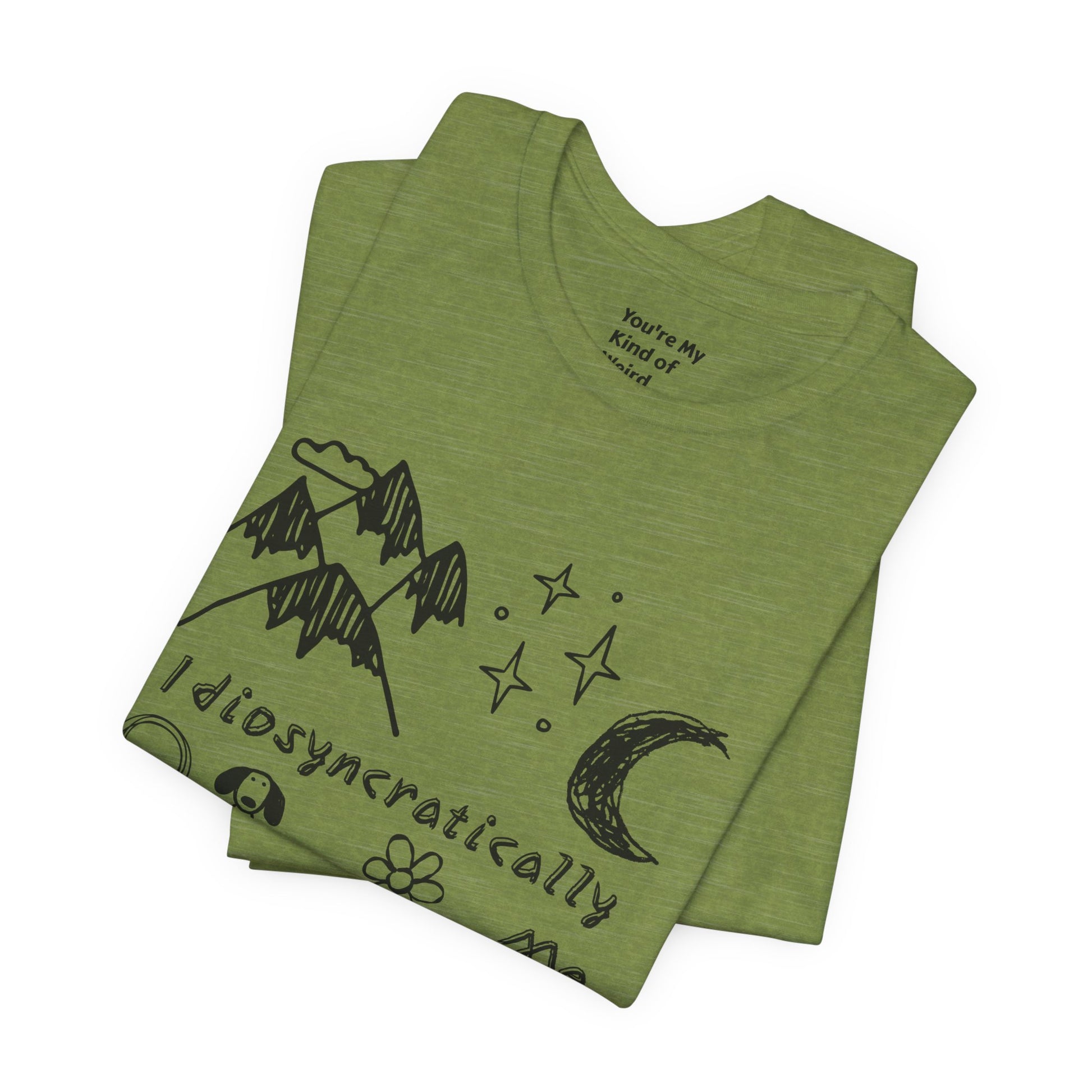Customized Idiosyncratically Me doodle collage tee - You're My Kind of Weird