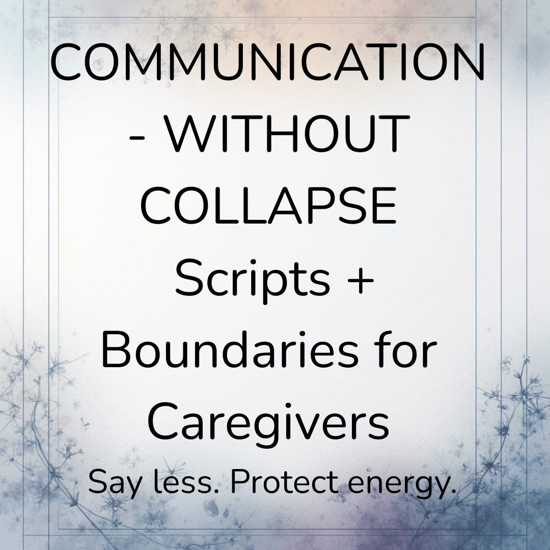 Caregiver Communication Toolkit — Scripts That Protect Energy - You're My Kind of Weird