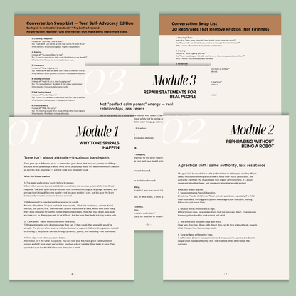 Say It Without Snapping | Parent Teen Communication Scripts - You're My Kind of Weird