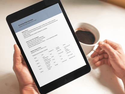 Caregiver Coordination Toolkit — PDFs + Editable Care Schedules - You're My Kind of Weird