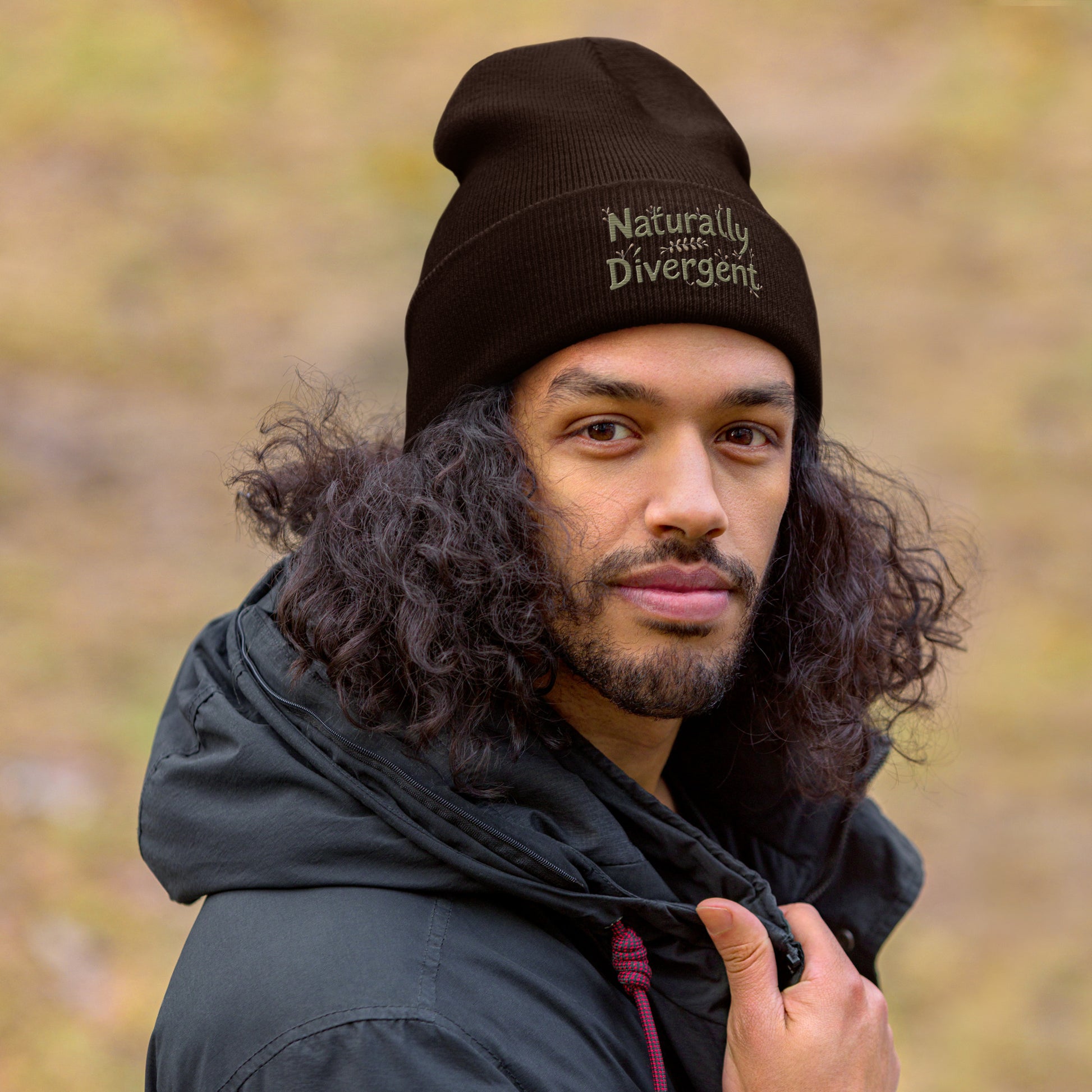 Naturally Divergent Cuffed Beanie — Soft Unisex Beanie for Brains That Don’t Blend In - You're My Kind of Weird