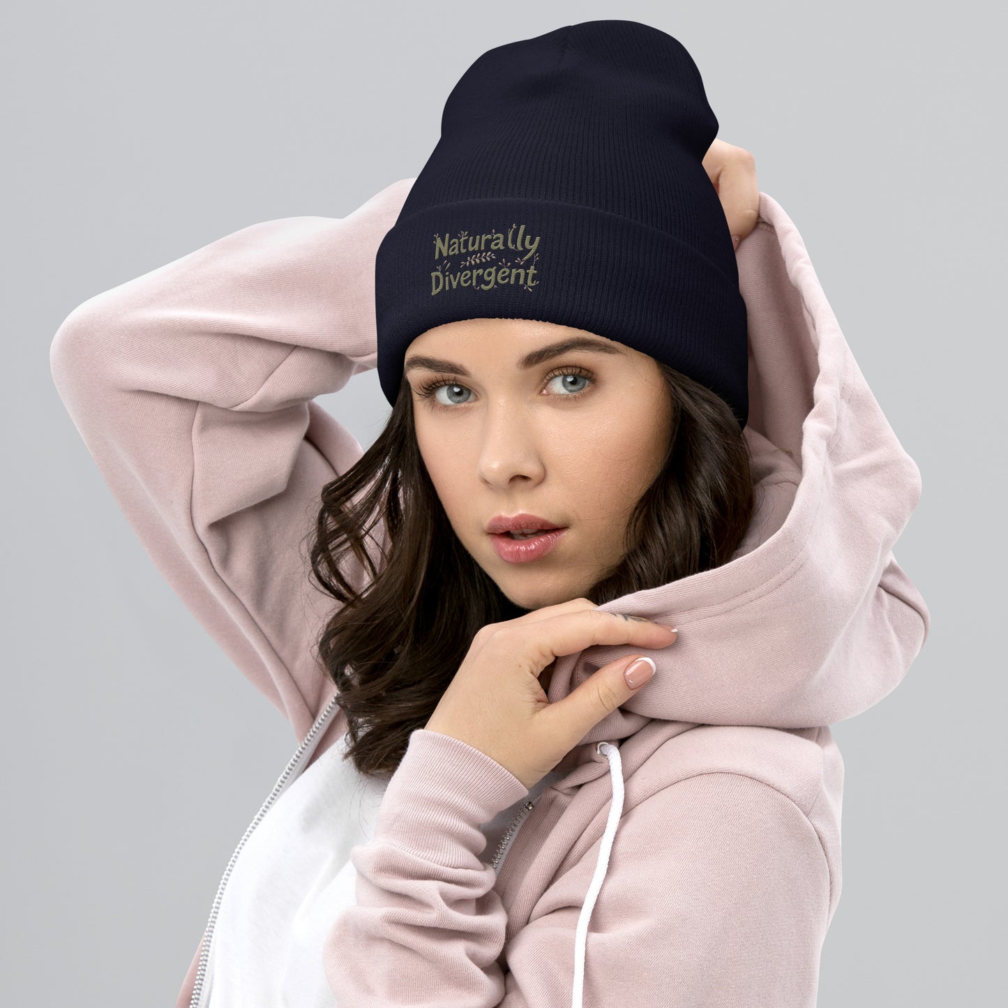 Naturally Divergent Cuffed Beanie — Soft Unisex Beanie for Brains That Don’t Blend In - You're My Kind of Weird