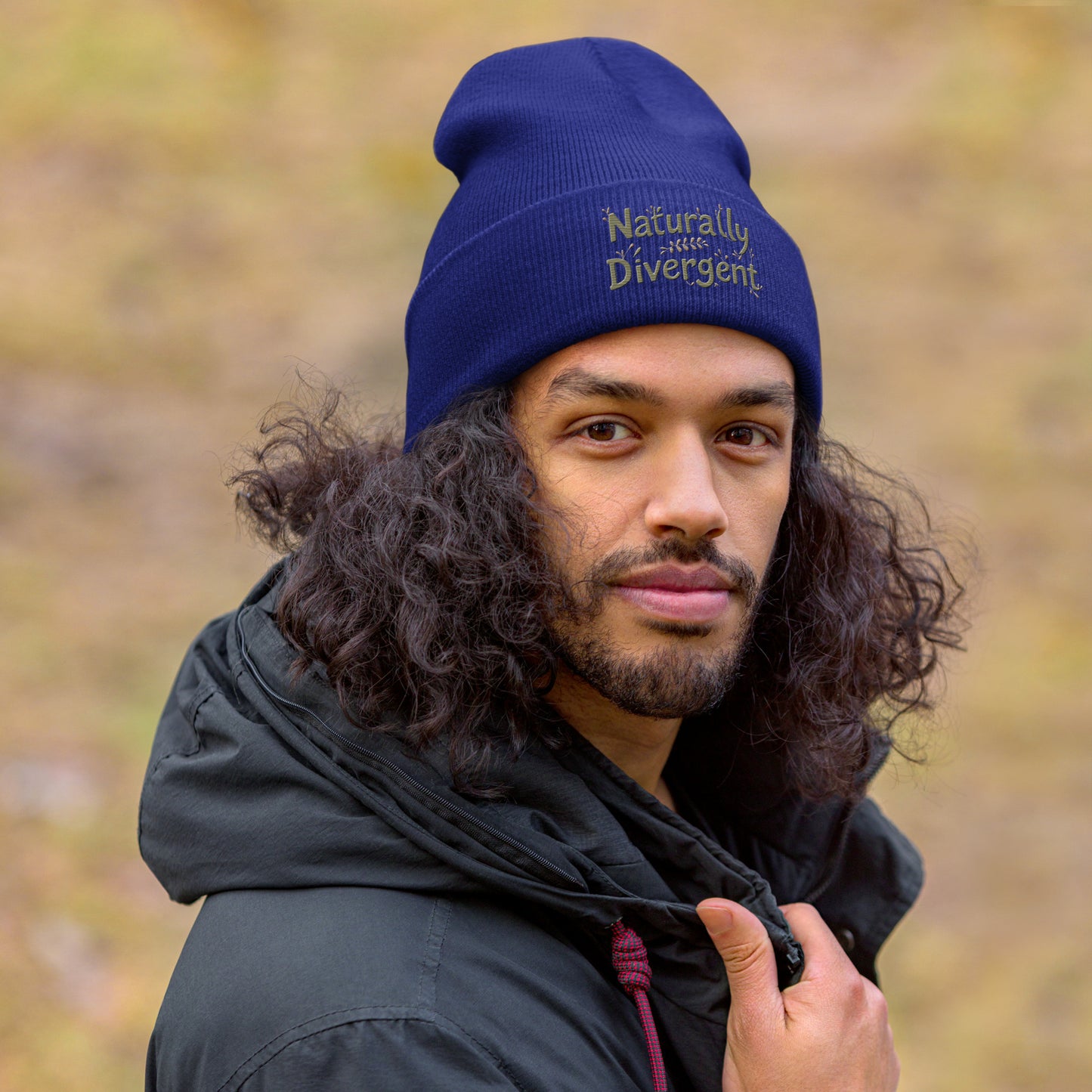 Naturally Divergent Cuffed Beanie — Soft Unisex Beanie for Brains That Don’t Blend In - You're My Kind of Weird