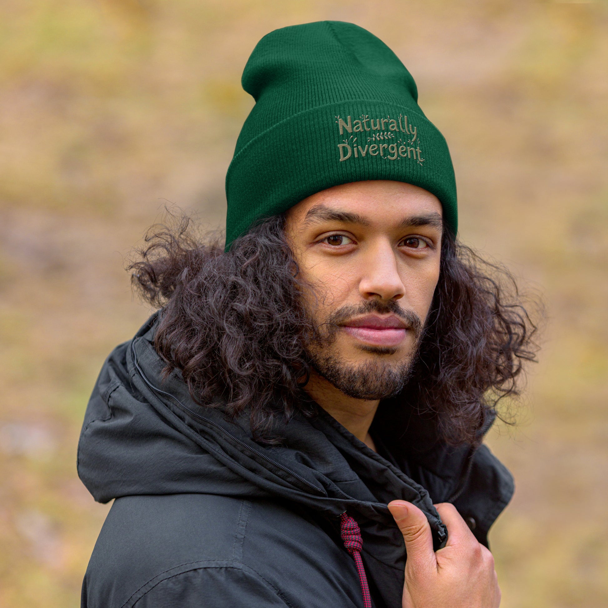 Naturally Divergent Cuffed Beanie — Soft Unisex Beanie for Brains That Don’t Blend In - You're My Kind of Weird