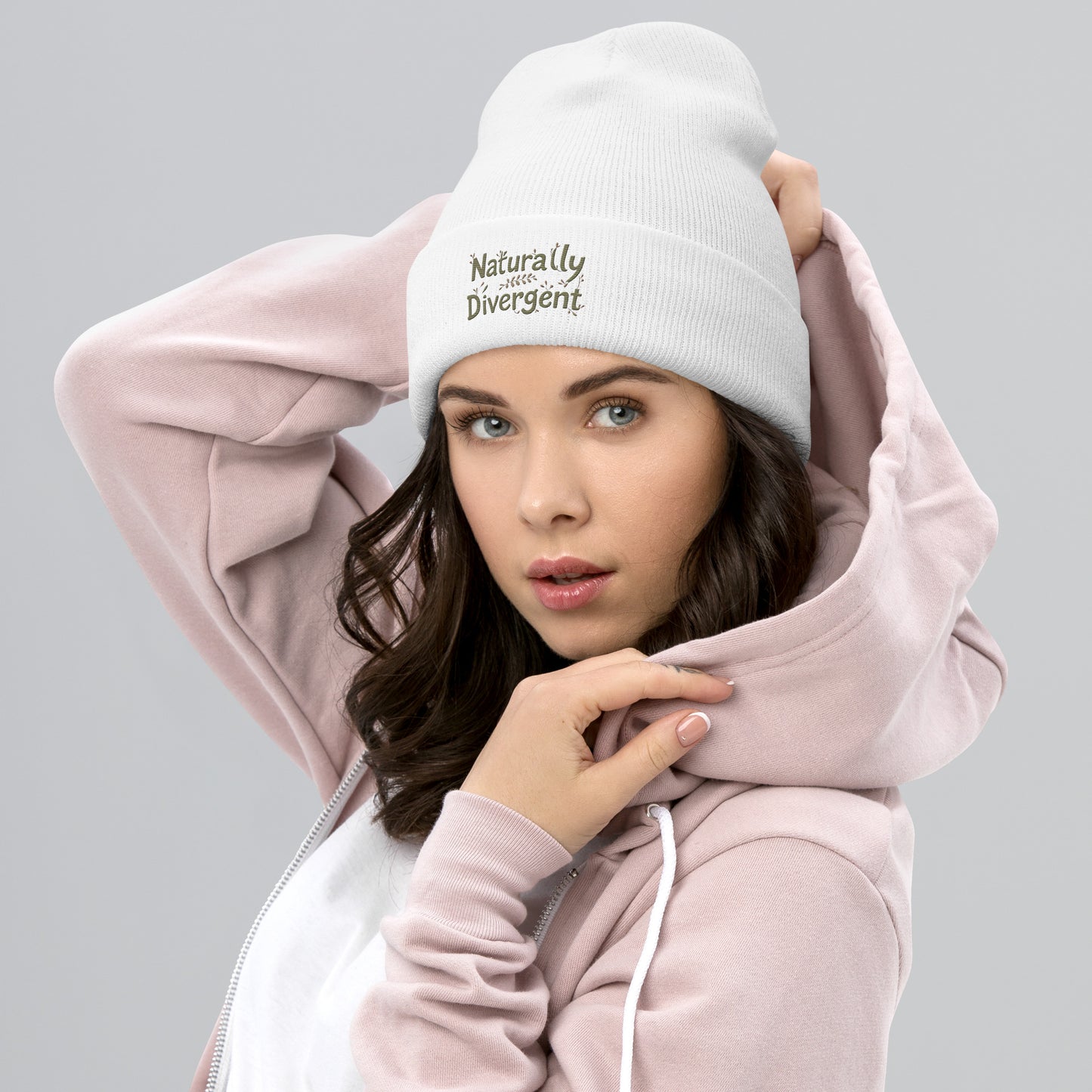 Naturally Divergent Cuffed Beanie — Soft Unisex Beanie for Brains That Don’t Blend In - You're My Kind of Weird