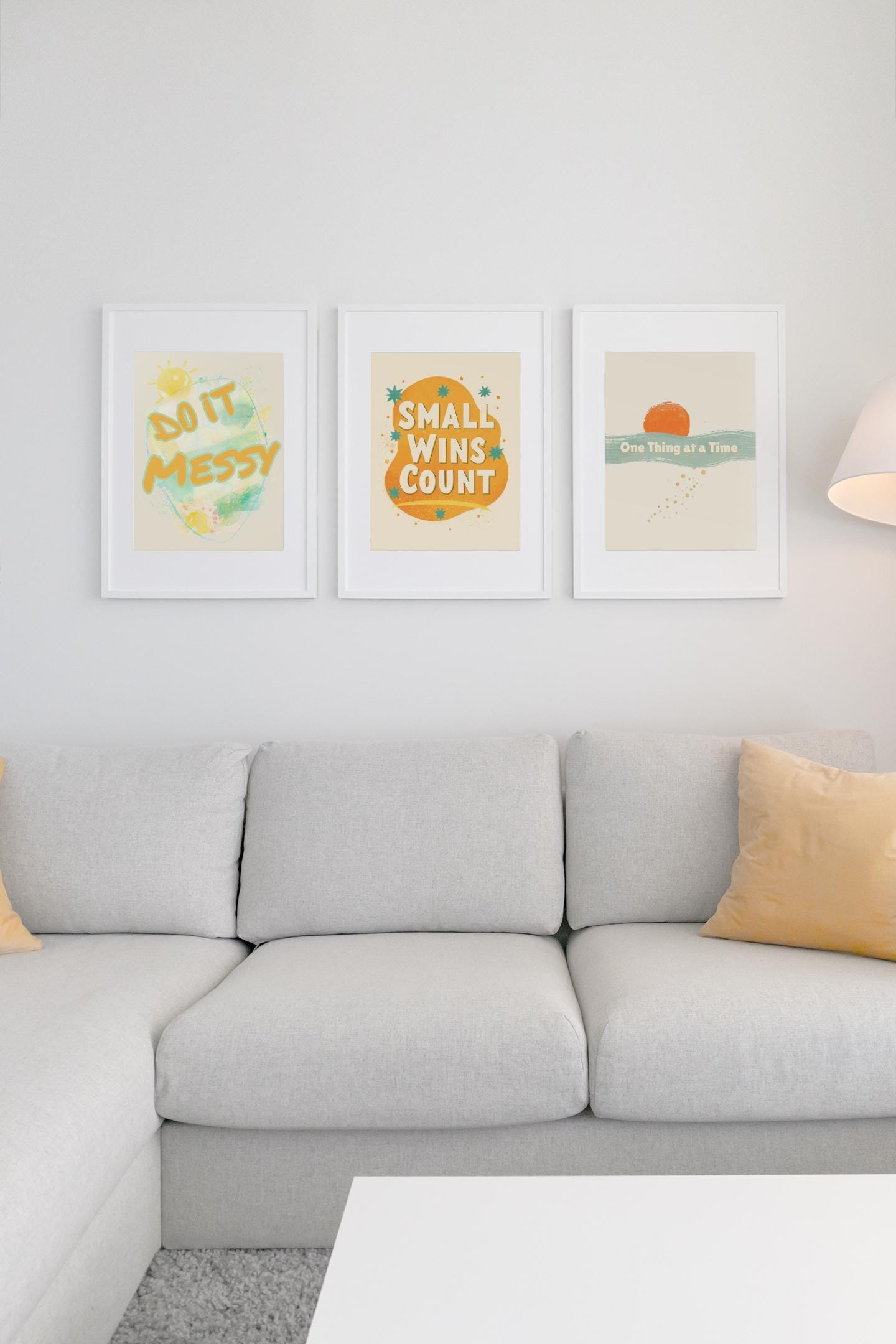 Bright ADHD Affirmation Poster Bundle • Dopamine Decor Wall Art - You're My Kind of Weird