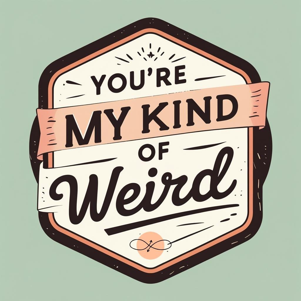 Bright ADHD Affirmation Poster Bundle • Dopamine Decor Wall Art - You're My Kind of Weird