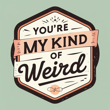Bright ADHD Affirmation Poster Bundle • Dopamine Decor Wall Art - You're My Kind of Weird