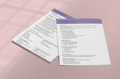 Caregiver Communication Toolkit — Scripts That Protect Energy - You're My Kind of Weird