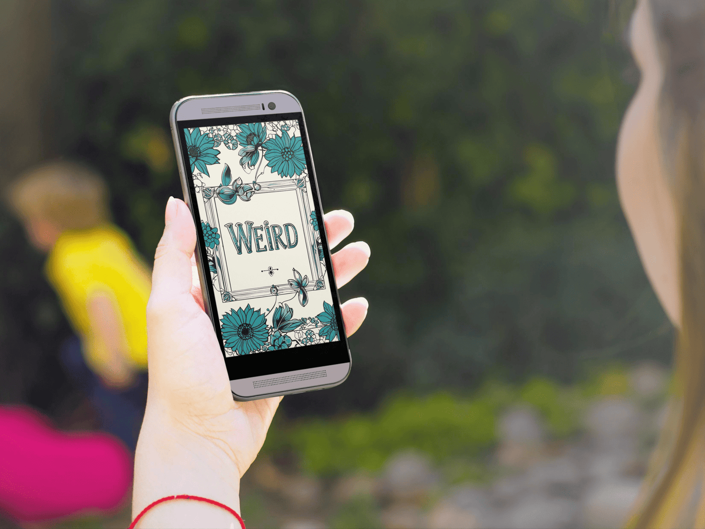 Whimsical Floral Phone Wallpaper Pack | You're My Kind of Weird (Digital Download) - You're My Kind of Weird