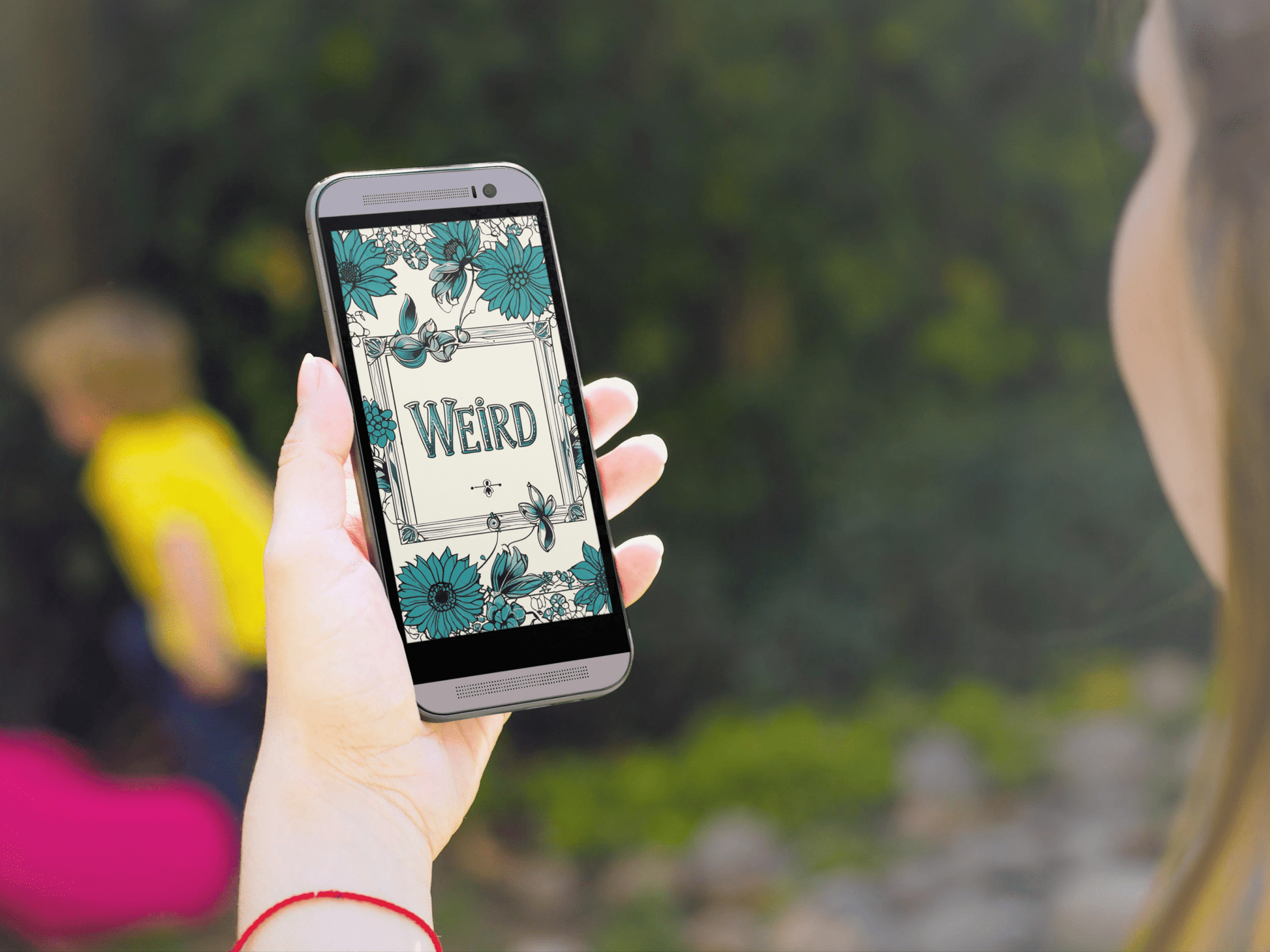 Whimsical Floral Phone Wallpaper Pack | You're My Kind of Weird (Digital Download) - You're My Kind of Weird