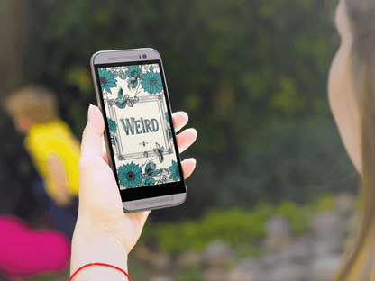 Whimsical Floral Phone Wallpaper Pack | You're My Kind of Weird (Digital Download) - You're My Kind of Weird