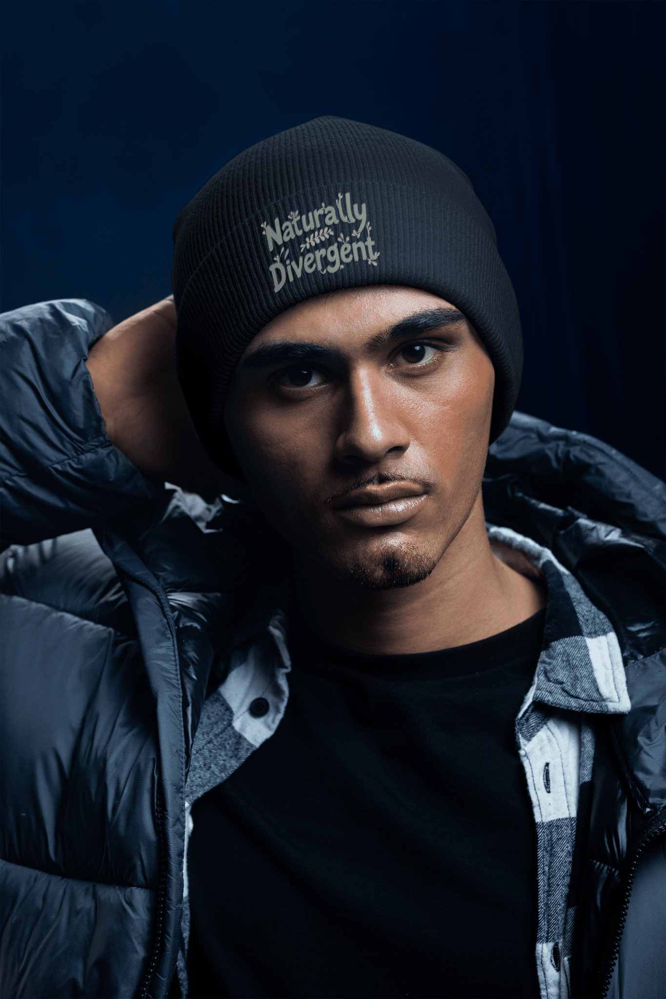 Naturally Divergent Cuffed Beanie — Soft Unisex Beanie for Brains That Don’t Blend In - You're My Kind of Weird